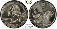 2000-P 25C South Carolina MS68