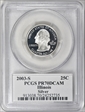 2003-S 25C Illinois Silver PR70DCAM