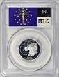 2002-S 25C Indiana Silver PR70DCAM