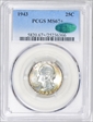 1943 25C MS67+