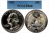 1951 25C PR68