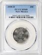 2008-D 25C New Mexico MS68