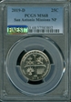 2019-D 25C San Antonio Missions NP MS68