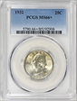 1932 25C MS66+