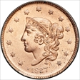 1837 1C Newcomb-16 MS65RD