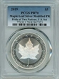 2019 $5 Maple Leaf Silver Modified PR Pride of Two Nations, U.S. Set First Strike PR70