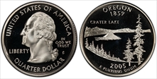 2005-S 25C Oregon PR70DCAM