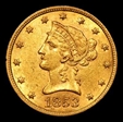 1853 $10 AU53