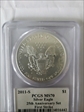 2011-S $1 Silver Eagle 25th Anniversary Set First Strike MS70