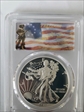 2013-W $1 Enhanced Silver Eagle West Point Mint Set First Strike SP70