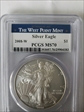 2008-W $1 Burnished Silver Eagle SP70