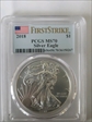 2018 $1 Silver Eagle First Strike MS70