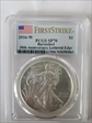 2016-W $1 Burnished Silver Eagle 30th Anniversary Lettered Edge First Strike SP70
