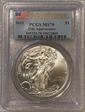 2011 $1 Eagle-25th Anniversary First Strike MS70