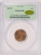 1877 1C MS65RB