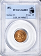 1872 1C MS64RD