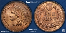 1872 1C MS64RD