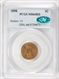 1898 1C MS66RD