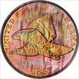 1857 1C Flying Eagle MS64