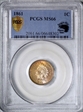 1861 1C MS66