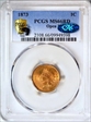 1873 1C Open 3 MS66RD