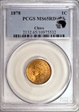 1878 1C MS65RD