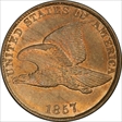1857 1C Flying Eagle MS64