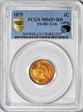 1875 1C FS-801 S-16 MS65+ RD