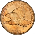 1857 1C Flying Eagle MS64