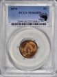 1870 1C MS66RD
