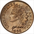 1864 1C Copper-Nickel MS66