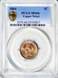 1864 1C Copper-Nickel MS66