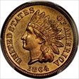 1864 1C Bronze MS65RD