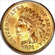 1874 1C MS66RD