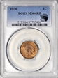 1876 1C MS64RB