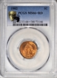 1902 1C MS66+ RD