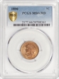 1890 1C MS66RD