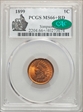 1899 1C MS66+ RD