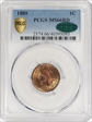 1889 1C MS66RD