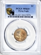 1857 1C Flying Eagle MS64+ 