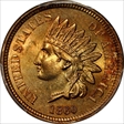 1860 1C Pointed Bust MS65+ 