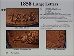 1858 1C Large Letters MS62
