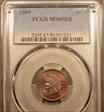 1869 1C MS65RB