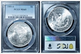 1881-S $1 MS65