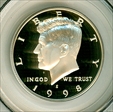 1998-S 50C Silver PR70DCAM