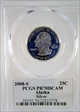 2008-S 25C Alaska Silver PR70DCAM