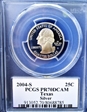 2004-S 25C Texas Silver PR70DCAM