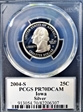 2004-S 25C Iowa Silver PR70DCAM