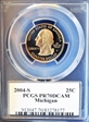 2004-S 25C Michigan PR70DCAM
