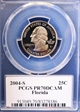 2004-S 25C Florida PR70DCAM